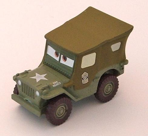 The Sarge toy car was sold alone 