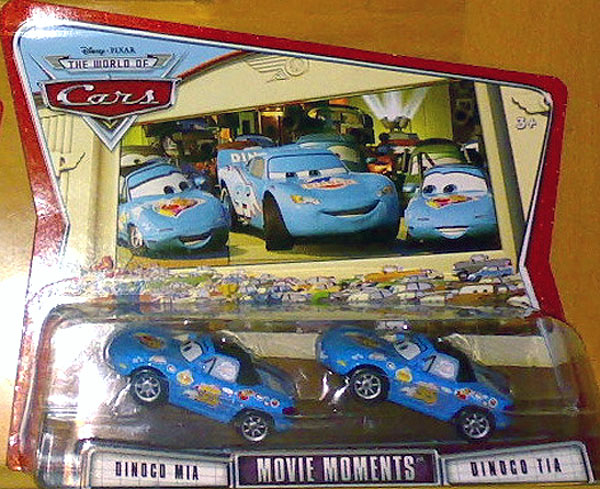 Disney and Pixar Cars Dinoco Mia & Dinoco Tia Toy Racers, 2 pk - Ralphs